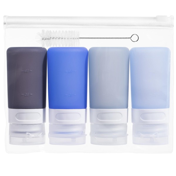 MICEBAY Condiment Squeeze Bottles for Sauces, 2-oz Mini Silicone Salad