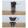 Pocket Stove with Trivet and Windshield, Solo Camp, Mini Stove,