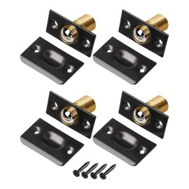 Closet Door Ball Catch Hardware Jiayi 4 Pack Adjustable Ball Catch French Door Ball Catch Drive in Ball Catch Door Ball Latch Door Top Ball Catch for Invisible Pantry Ball Bearing Door Latch
