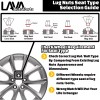 Lava Autoparts 20x Red 14x2 Spike Lug Nut Fit Ford