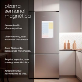 PACKLIST Magnetic Whiteboard Fridge Weekly in Spanish. Weekly Planner Whiteboard Magnetic Fridge A4 with Colourful Design – Organize Your Life, Meals and Daily Activities Organize Your Life Well!