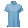 MoFiz UV Shirt Women's Short-Sleeved Rash Guard 1/4 Zip UPF
