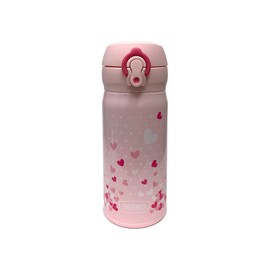 THERMOS 12 Ounce Stainless Steel Direct Drink Bottle, Hearts