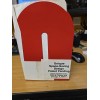 James Architek Jumbo Premium Bookends 9" RED - 1 pair