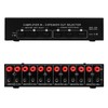 CXCTCT 3 in 3 Out 300W Per Channel Speaker Amplifier