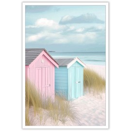 KOEUIRW Funky Preppy Coastal Surf Up Posters Trendy Coastal Cowgirl Room Decor Aesthetic Pictures Boho Beach Wall Decor For Teens Girls Home Bedroom Living Room Dorm 12x16in Unframed