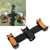 Dual Phone Extension Holder Cold Shoe Adapter Mount Mobile Phone