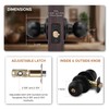 Copper Creek Entry Door Knob – Keyed Entry Handle with