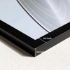 eletecpro 12.5x12.5 Black Record Frame, Sturdy and Lightweight, PVC Album