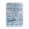 ELOOGAA 5 Sizes 120pcs Galvanized Wall Nails Assortment Kit,Up to