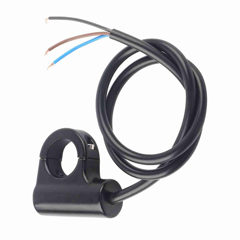 22mm Motorcycle Handlebar Mount Switch Push Button ON/Off Blue Ray