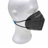 atemious PRO 2 BLACK FFP2 Mask, Black, Individually Packed, EN