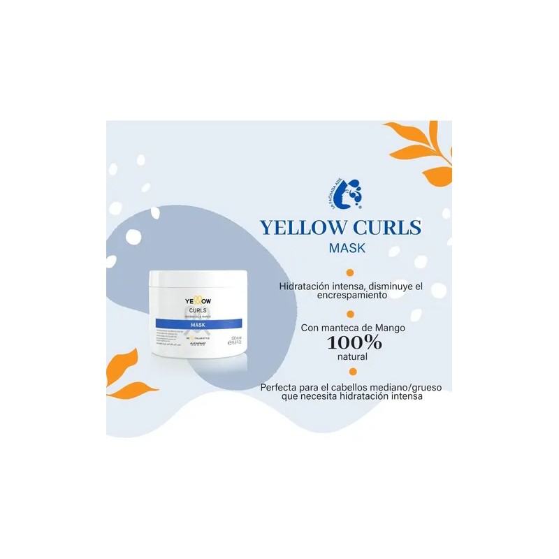 Yellow Curls Shampoo + Mask + Leave In Cream