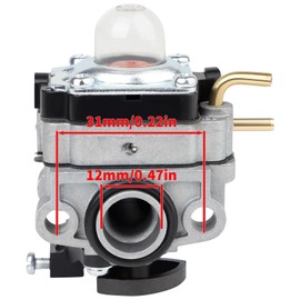 RY253SS Carburetor for Ryobi RY253SSVNM RY252CS RY253SS RY251PH RY254BC 2 Cycle 25cc String Trimmer 753-06258A Carburetor W Fuel Line Air Filter kit