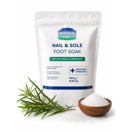 Pedicure Quality Foot Soak – Tea Tree Oil & Epsom Salt Exfoliating Soak