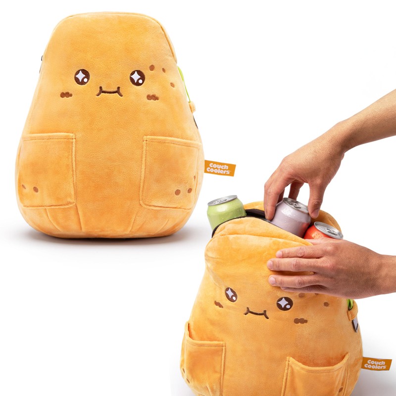 Couch Coolers, Insulated Cooler Bag Potato Plush, College Dorm Room