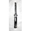 Unbranded Black Resin Handle, Spring-Loaded, Stainless Steel Pocket Sized, Hair