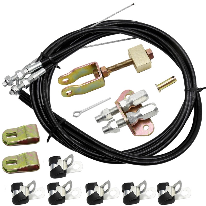 Vkinman Universal Parking Brake Cable Complete Kit 330-9371 Emergency Brake
