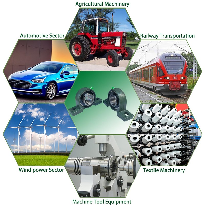 SACKORANGE 2 Pack UCP209-28 Pillow Block Bearing - 1-3/4" Mounted