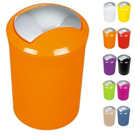 Spirella Sydney Acrylic Bin, Orange