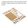 PATIKIL Paper Quilling Template Board 8x7 Inch, Mould Crimper Tool