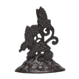 BRASSTAR Cast Iron Door Stopper Butterflies Shape Heavy Duty Door Window Holder Home Office Shop Practical Decoration TQGJPT513