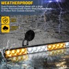 TeddyTT Emergency Strobe Lights Bar Directional Traffic Advisor Warning Strobe