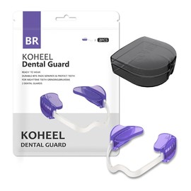 KOHEEL No-Boiling Adjustable Mouth Guard for Teeth Grinding and Clenching, Night Guard for Bruxism Relief, TMJ Relief, and Sleep Improvement (2 Count)