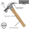 Edward Tools Oak Claw Hammer 16 oz - Heavy Duty