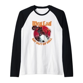 Meat Loaf Bat Out of Hell Raglan Baseball Tee