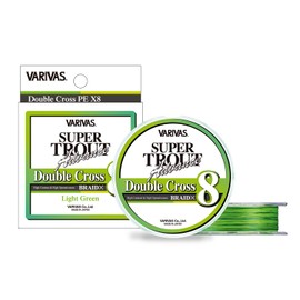 Varivas Super Trout Advanced Double Cross PE X8, Light Green, 328.4 ft (100 m), No. 0.6 (9.6 lb)