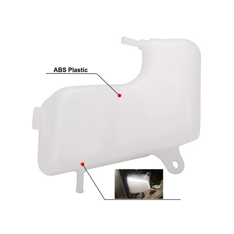 Motorcycle Coolant Overflow Tank Reservoir Radiator Plastic For DRZ400 2000-2004