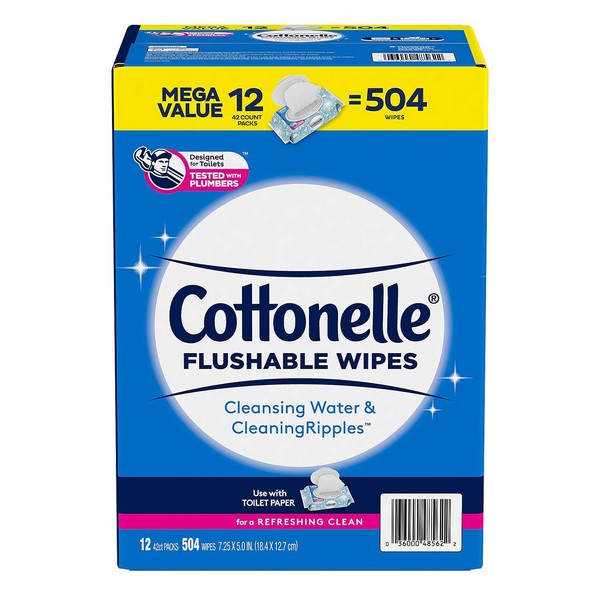 Cottonelle Flushable Wipes (504 ct.)