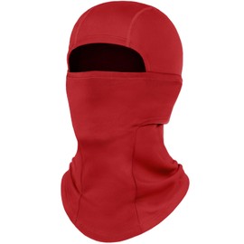 Fuinloth Ski Mask Balaclava Pro, Cold Weather Windproof Thermal Shiesty Motorcycle for Men/Women Red