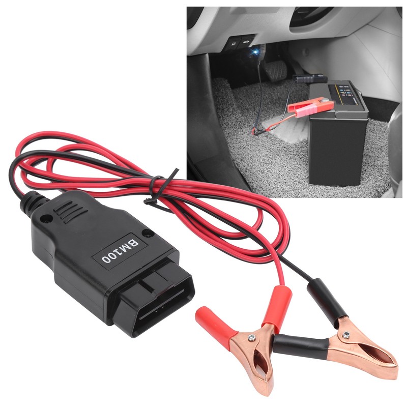12V Car Battery Testing Tool OBD2 Memory Saver Cable Universal