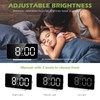 KeeKit Digital Alarm Clock, LED Alarm Clock with 6.5’’ Large