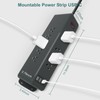 9 Outlets Wall Mount Power Strip with USB C HdcTek
