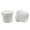 Unlorspy 20Pcs White Plastic Water Heater Drain Plug Set, 3/4