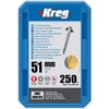 Kreg 503646 Zinc Pocket-Hole Screws Maxi-Loc Coarse