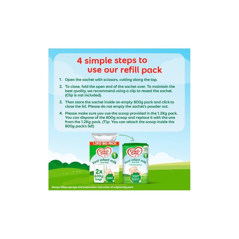 1.2kg Cow & Gate First Infant Milk Suitable From Birth