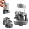 Multifunctional Pressing Cleaning Brush 2 in 1 Pressing Washing Up