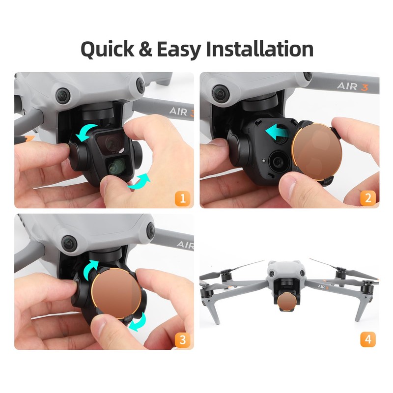 MotuTech Filter for DJI Air 3 Lens Filter Neutral Density