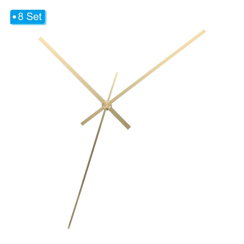 PATIKIL Replacement Clockwork Kit 8pcs Replacement Clockwork Aluminum Clock Movement