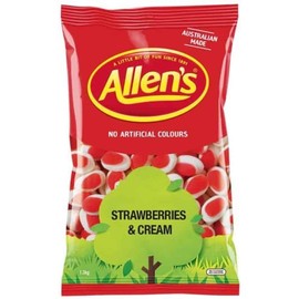 Allens Bulk Allens Strawberries and Cream 1.3kg