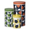 Orla Kiely Animals Tin Canisters | Set of 3