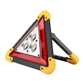 Lwuey Warning Triangle Light, Waterproof Triangles Emergency Lights Road Flares Emergencies Lights Multi Function Work Light Charging Safety Portable LED Lamp for Vehicle Breakdowns Accident Repairing