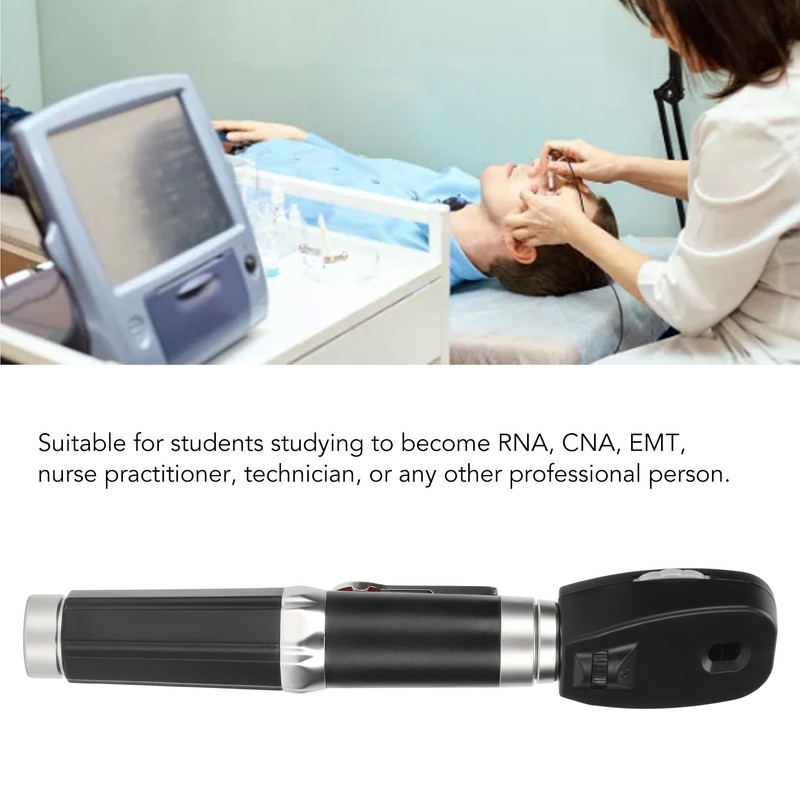 Ophthalmoscope Adjust Diopter Bright Lighting Perfect Magnify Eye Diagnostic Tool