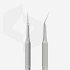 STALEKS PRO by Natury Nails Pedicurette, Two-Pronged Curette: Half Sphere