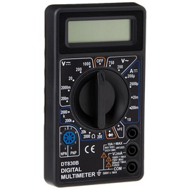 Simply DM01 Digital Multimeter DC and AC Voltage Display Standard Electrical Value Test Tool - Intuitive & Industry Standard Design - Covers 7 Functions & 19 Ranges