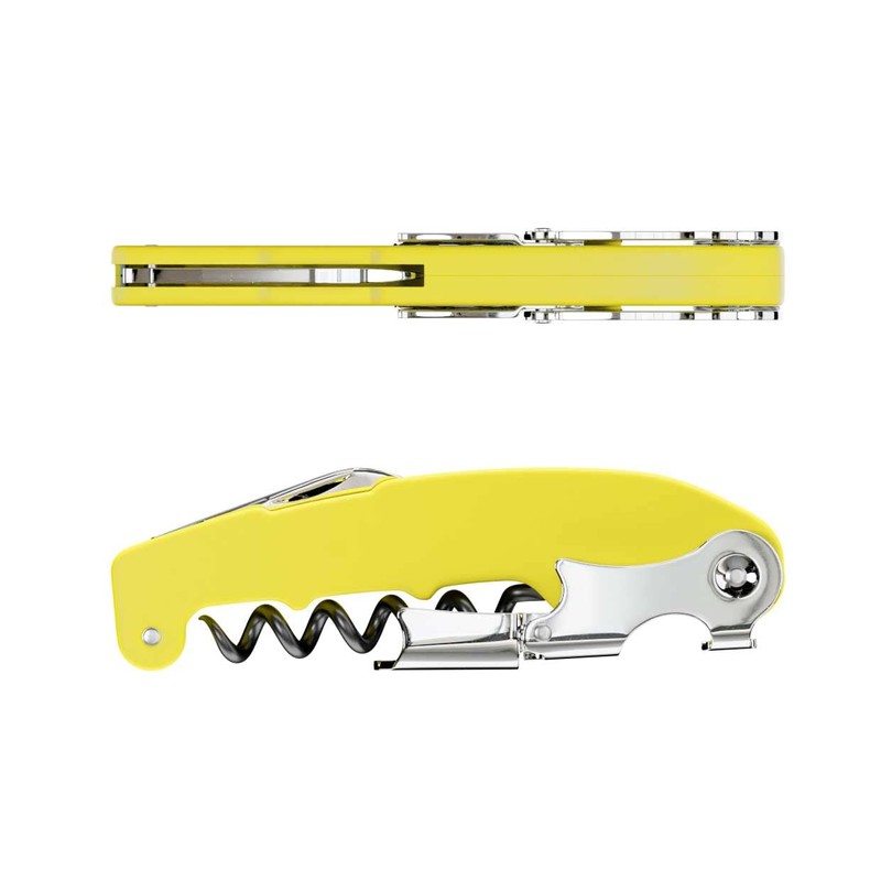 Koala Spain Retro 2-stroke corkscrew, pastel yellow